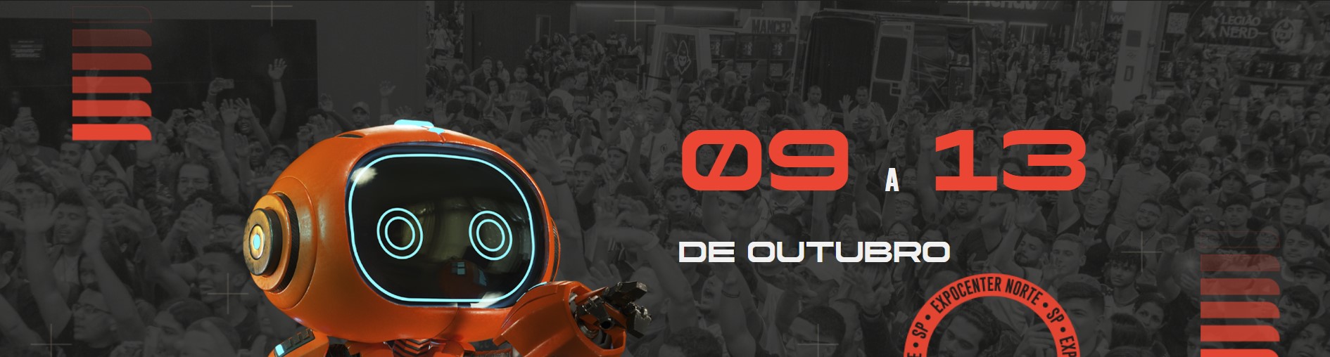 Imagem do evento Brasil Game Show (BGS) 2024 em São Paulo/SP