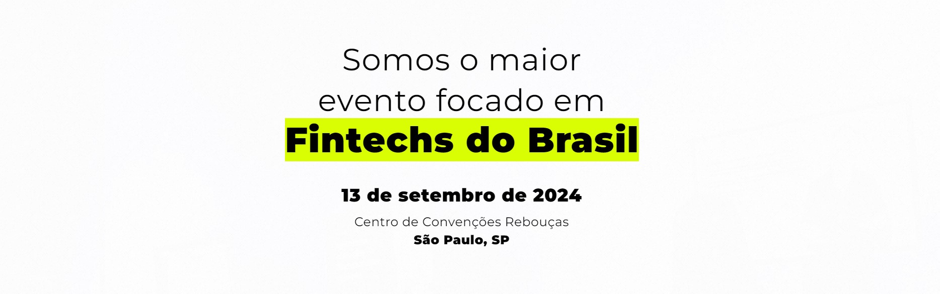Imagem do evento Fintouch 2024 em São Paulo/SP