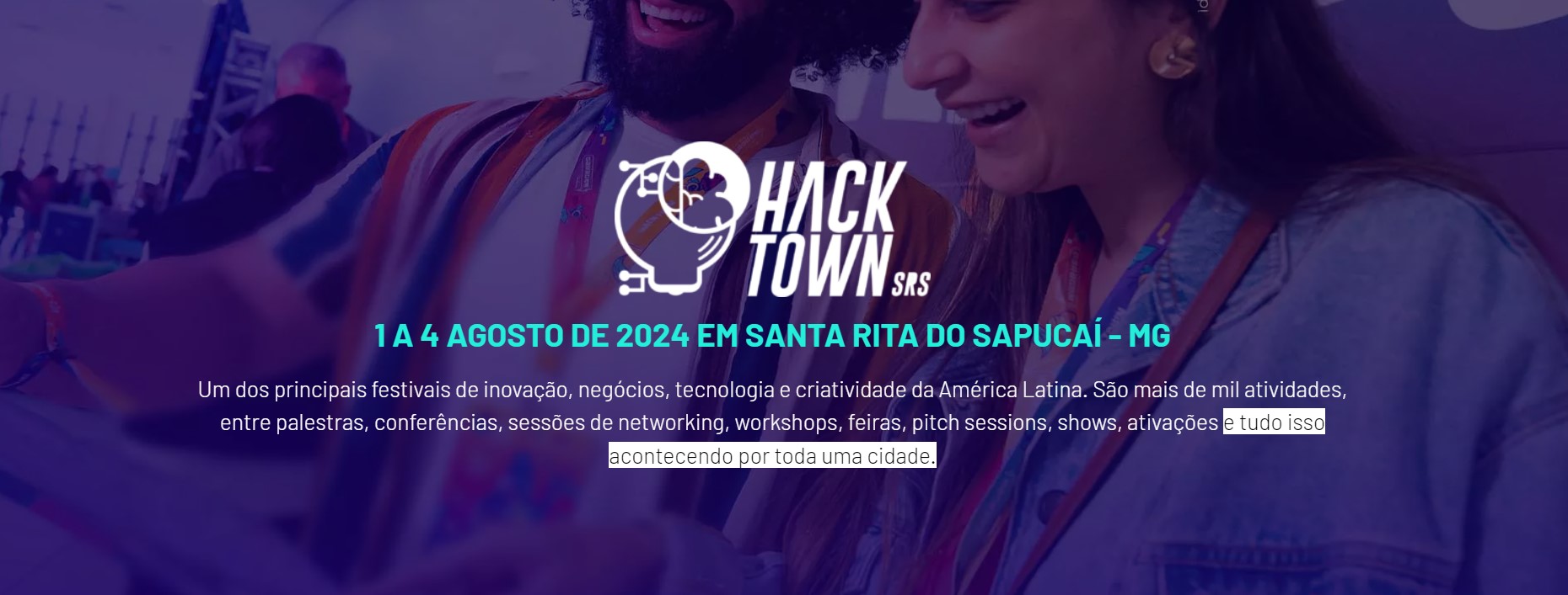 Imagem do evento Hacktown 2024 em Santa Rita/MG