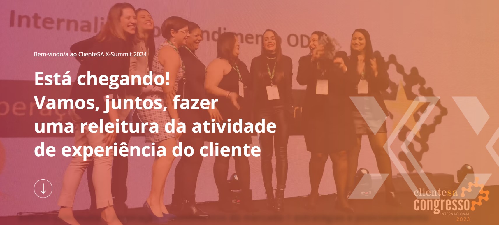 Imagem do evento ClienteSA XSummit 2024 em São Paulo/SP