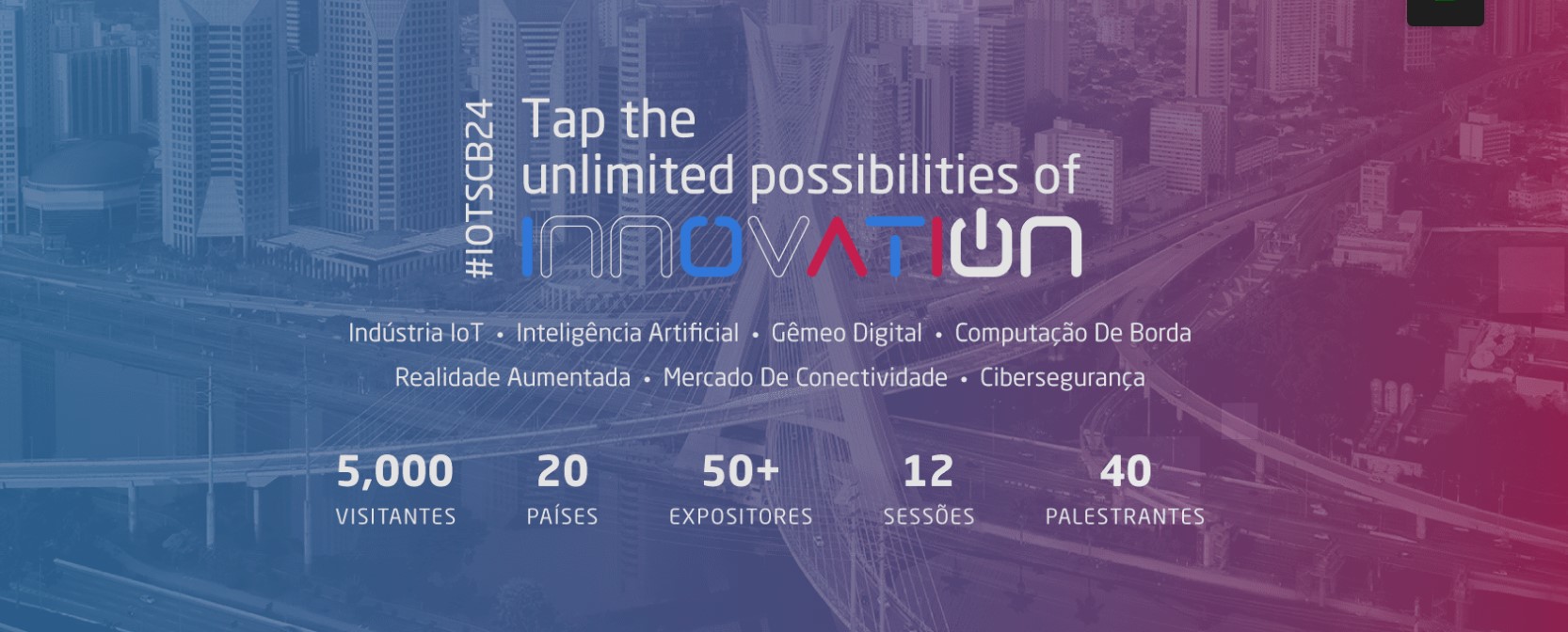 Imagem do evento IOT Solutions Congress Brasil 2024 em São Paulo/SP
