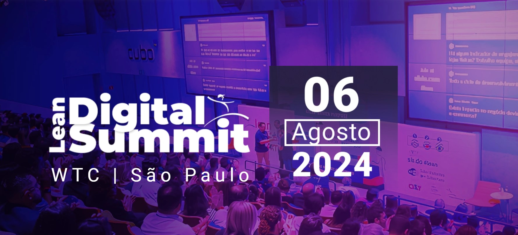 Imagem do evento Lean Digital Summit 2024 em São Paulo/SP