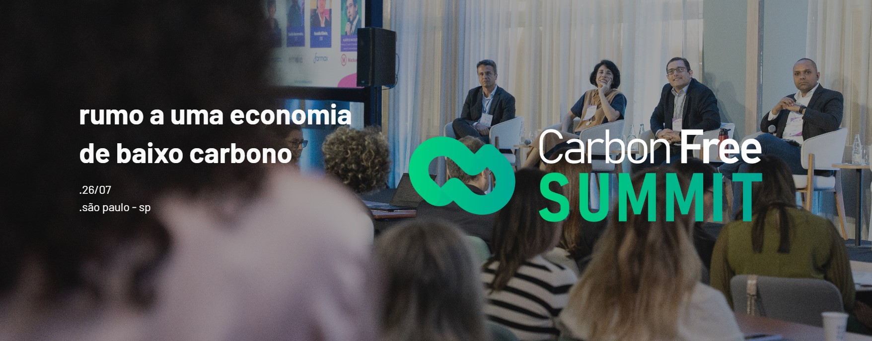 Imagem do evento Carbon Free Summit 2024 em São Paulo/SP