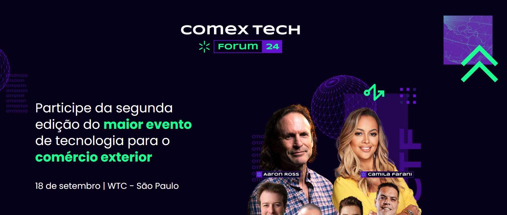 Imagem do evento Comex Tech Forum 2024 em São Paulo/SP