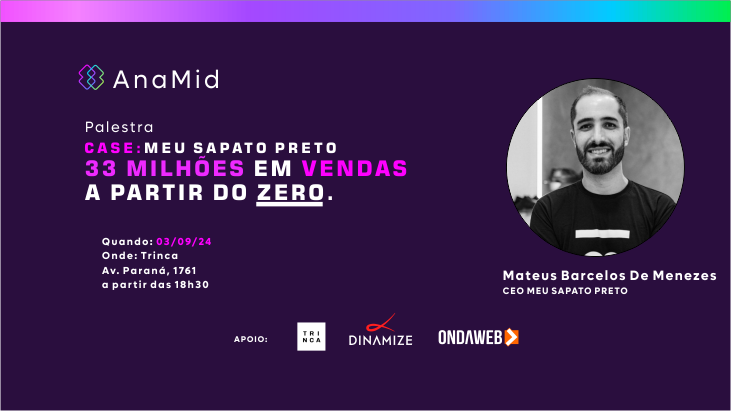 Imagem do evento Conecta RS: Case: Meu Sapato Preto - 33 milhões em vendas a partir do zero em Porto Alegre/RS