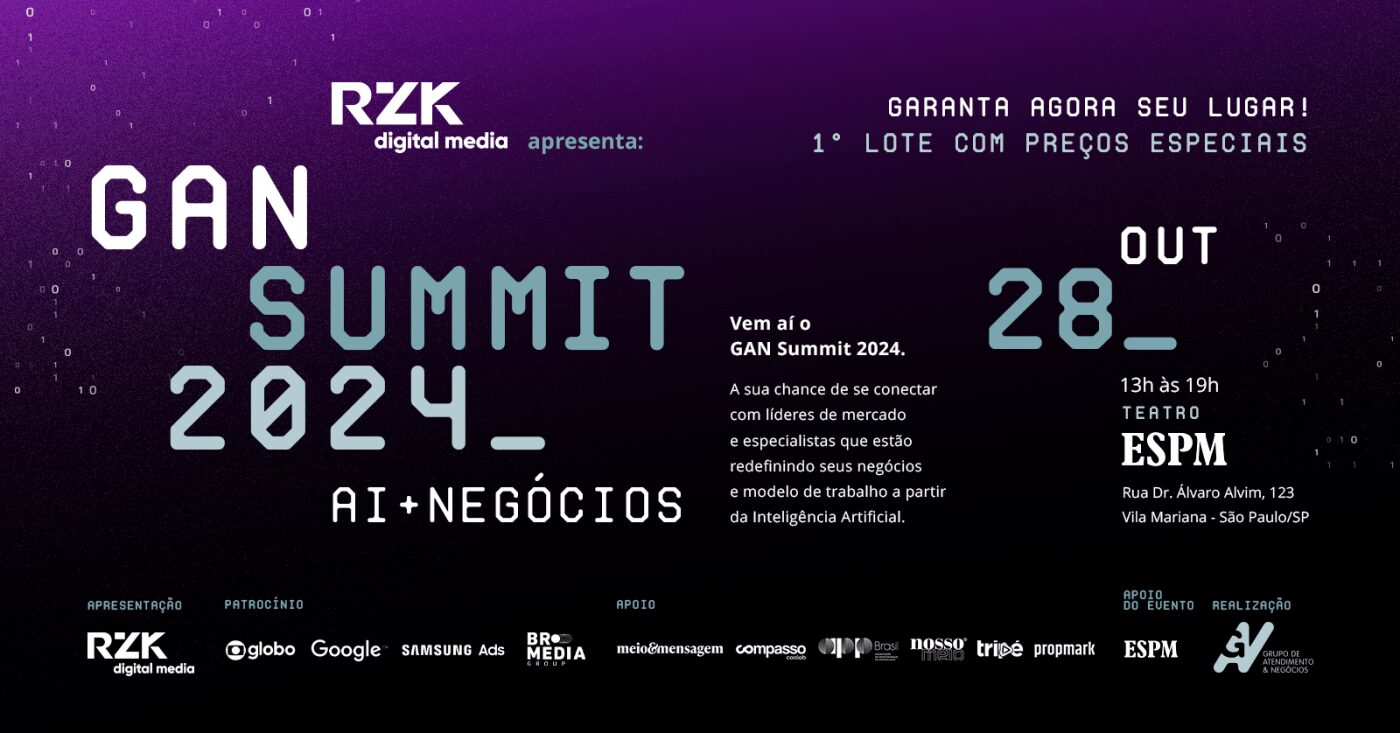 Imagem do evento GAN Summit 2024 - AI + Negócios em São Paulo/SP
