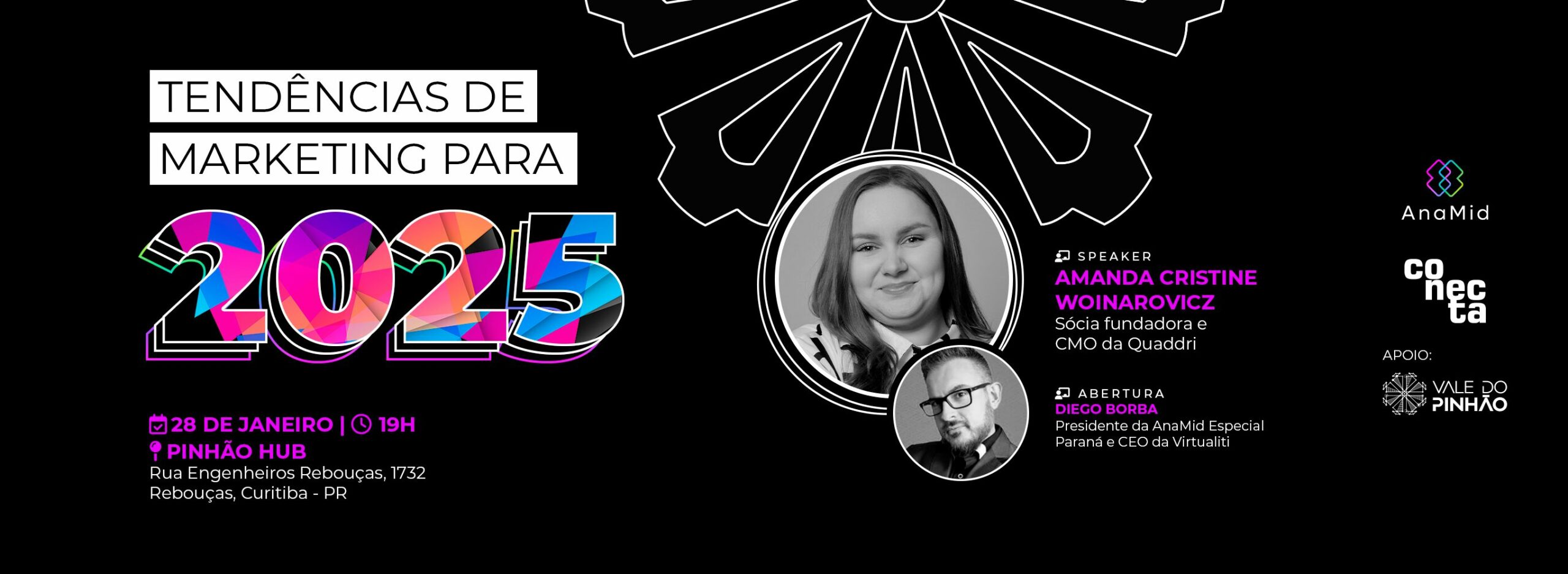 Imagem do evento Conecta PR - Tendências de Marketing que vão Dominar 2025 em Curitiba/PR