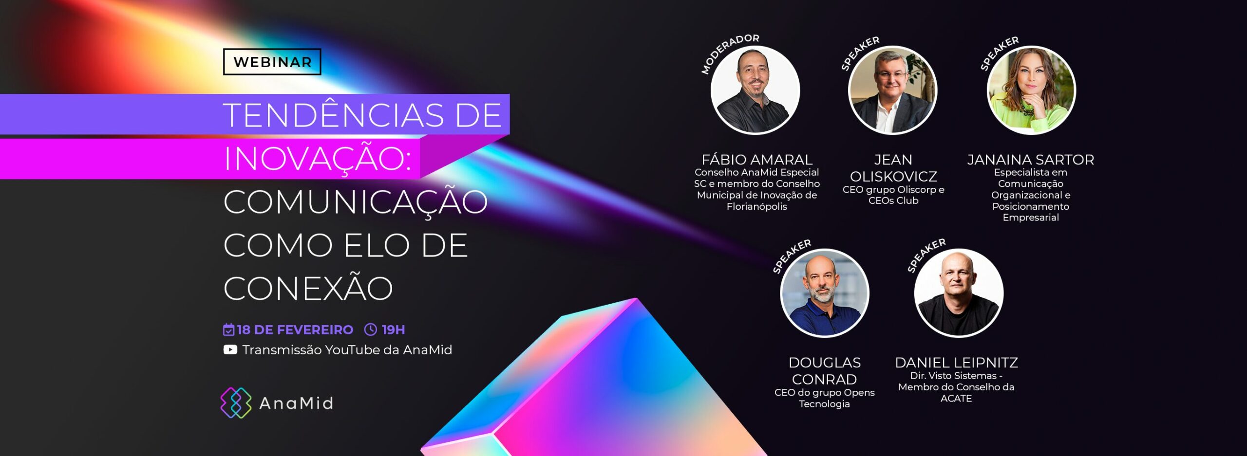 Imagem do evento Webinar: Tendências de Inovação - comunicação como elo de conexão