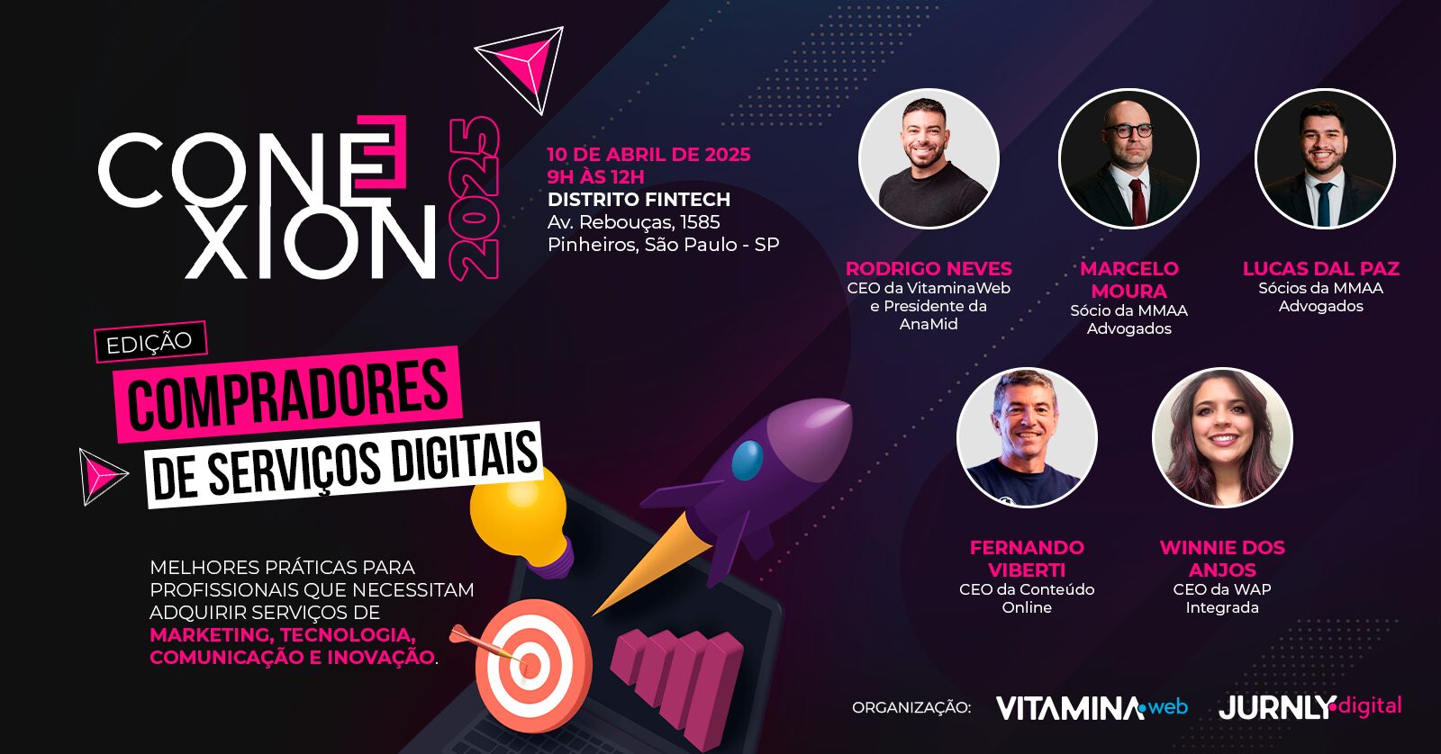Imagem do evento Conexion 2025 - Edição Especial para Compradores de Serviços Digitais em São Paulo/SP
