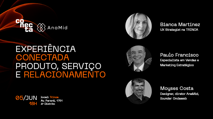 Imagem do evento Conecta RS: Experiência conectada: produto, serviço e relacionamento em Porto Alegre/RS