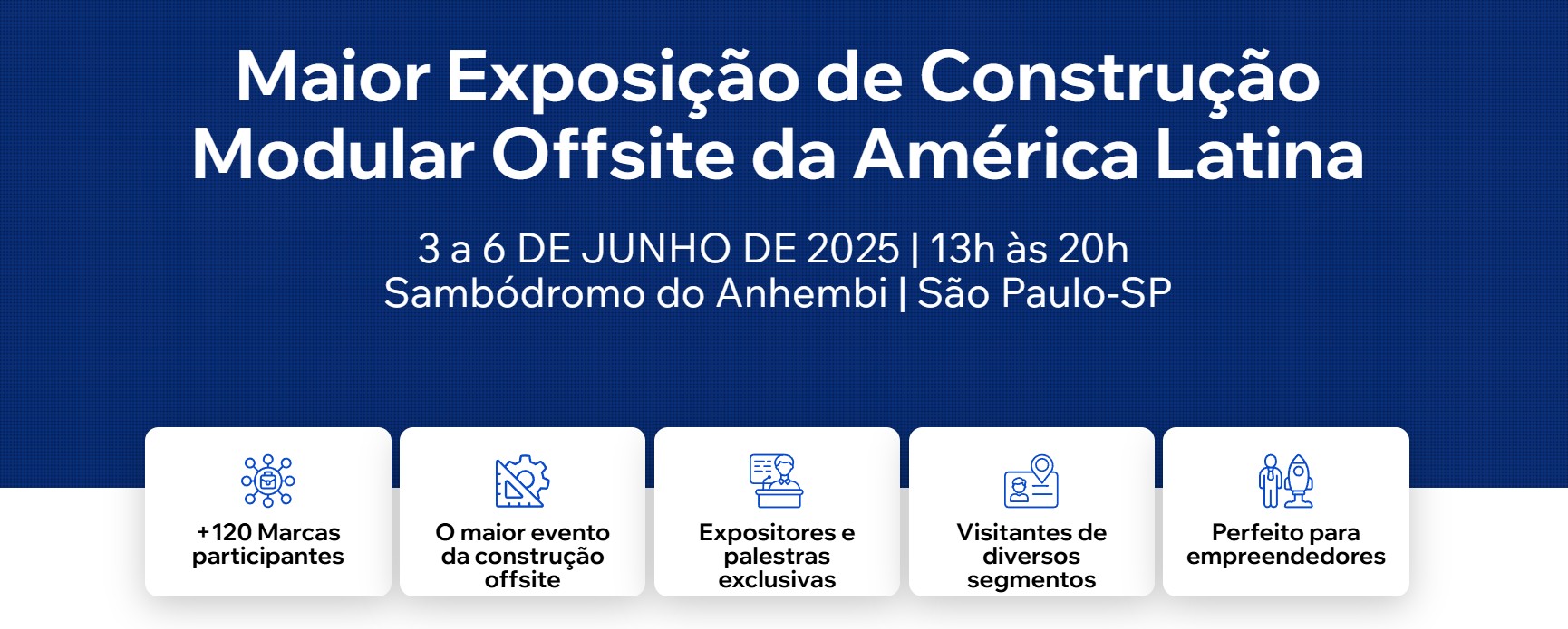 Imagem do evento Expo Construção Offsite 2025 em São Paulo/SP